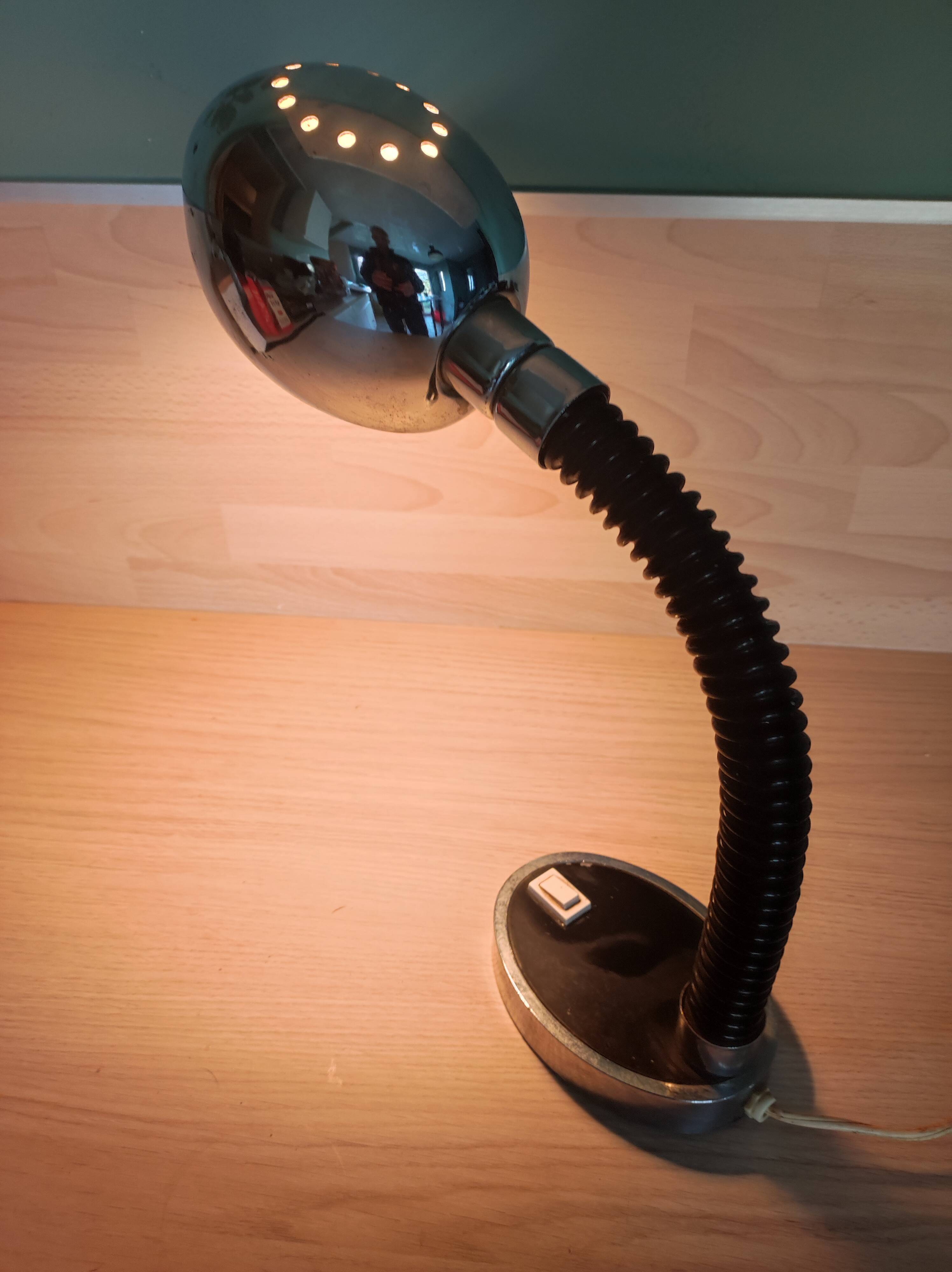 Articulated desk lamp Targetti Sankey vintage space age