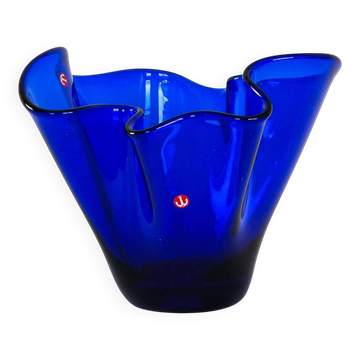 Glass vase, Danish design, 1970s, made in Denmark