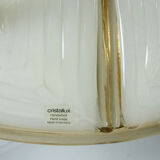 large cristallux hustadt adlustable PENDANT LAMP acrylic and brass