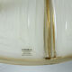 large cristallux hustadt adlustable PENDANT LAMP acrylic and brass