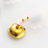 Set of 1950's French Lucite Shell sconces