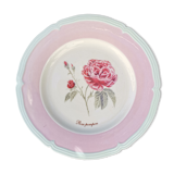 Assiette rose