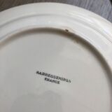 Assiettes creuses sarreguemines carreaux jaunes