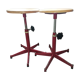 Lot of two workshop stools