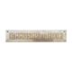 Old professional plaque "Police Commissioner" 35x7 cm