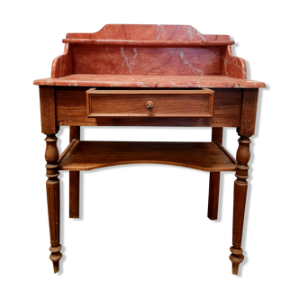 Pine toilet table
