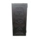 Carved wooden door