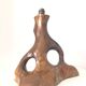 50s/60s olive wood brutalist lamp foot