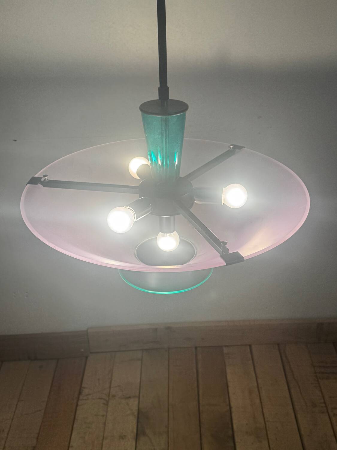 1970s designer chandelier