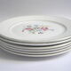 6 assiettes plates Digoin & Sarreguemines Floralies
