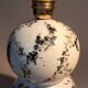 Fine porcelain lamp painted and gilded with fine gold. Laure Selignac, Paris.