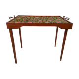 Folding side table flower top patented SGDG