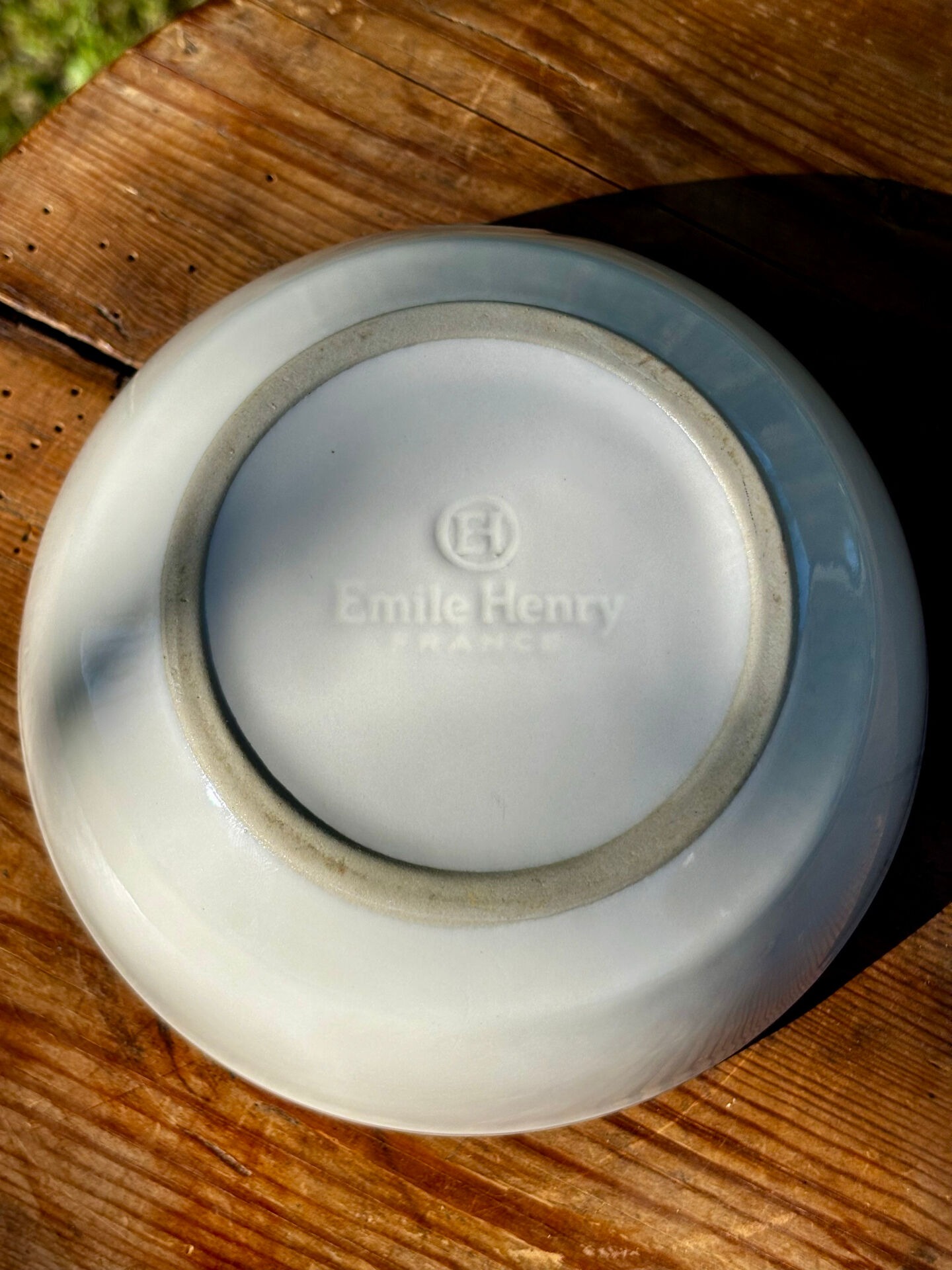 Set of two off-white Emile Henry bowls