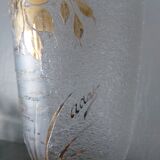 Vase doré à l'or fin signe Adat