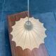 Modern mid-century Cocoon pendant lamp by Friedel Wauer for Goldkant Leuchten, 1960s.