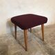 Vintage stool ottoman 1960