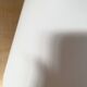 Turned wooden lamp, 2M fabric cable, cotton shade.