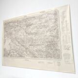 Old map St Nazaire Loire estuary 1940