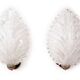 Paire d'appliques feuille Barovier Murano