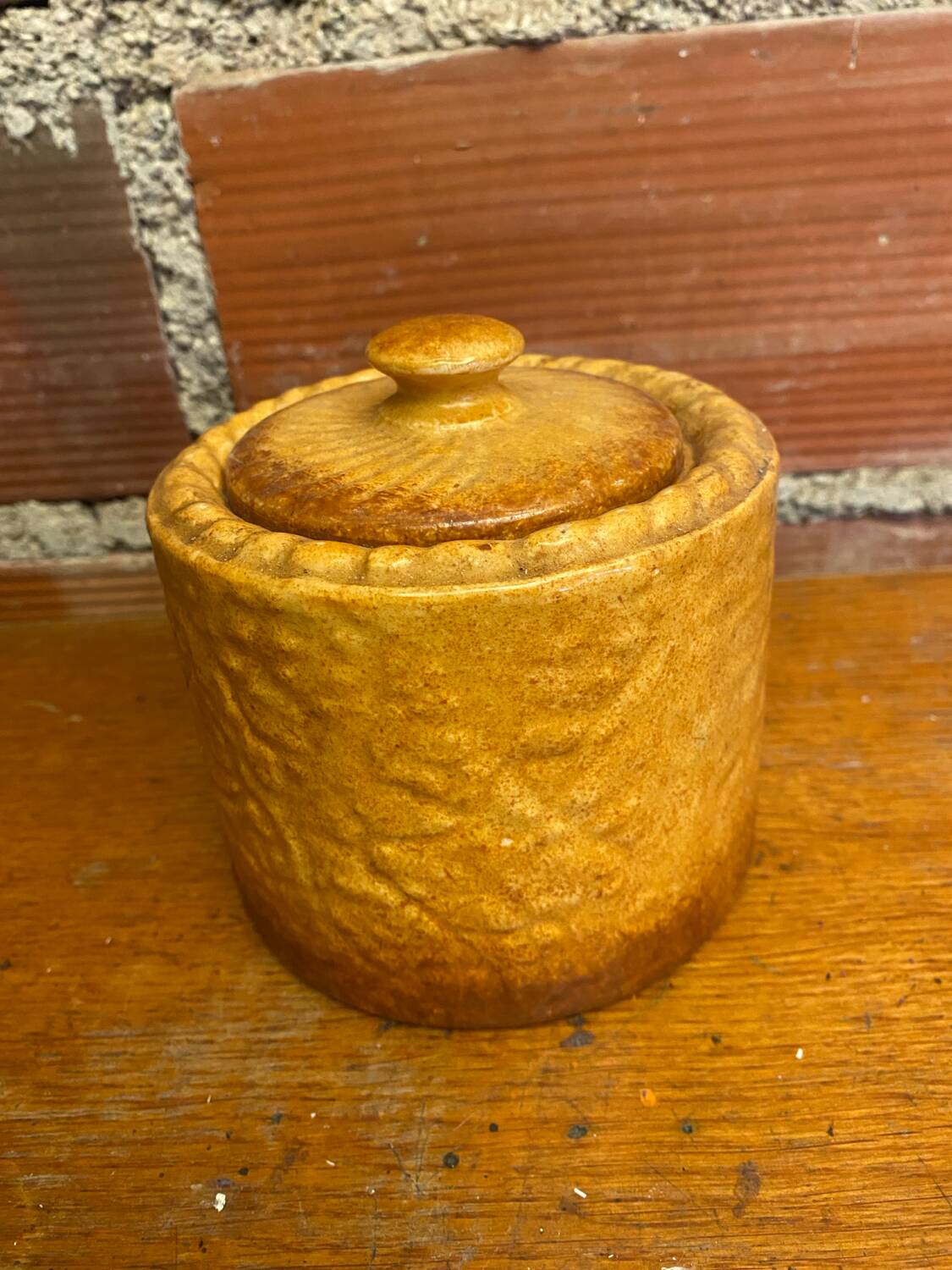 Antique pillivuyt terrine in a pate shape in a vintage porcelain fired crust