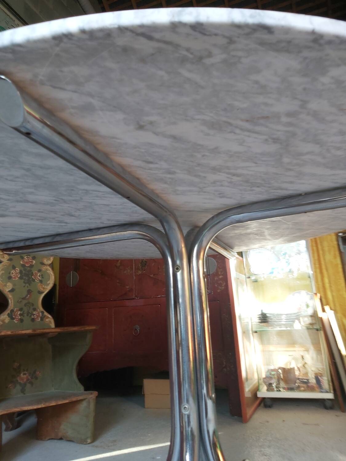 Vintage marble table