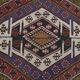 Vintage Turkish kilim, handwoven, 150x363 cm.