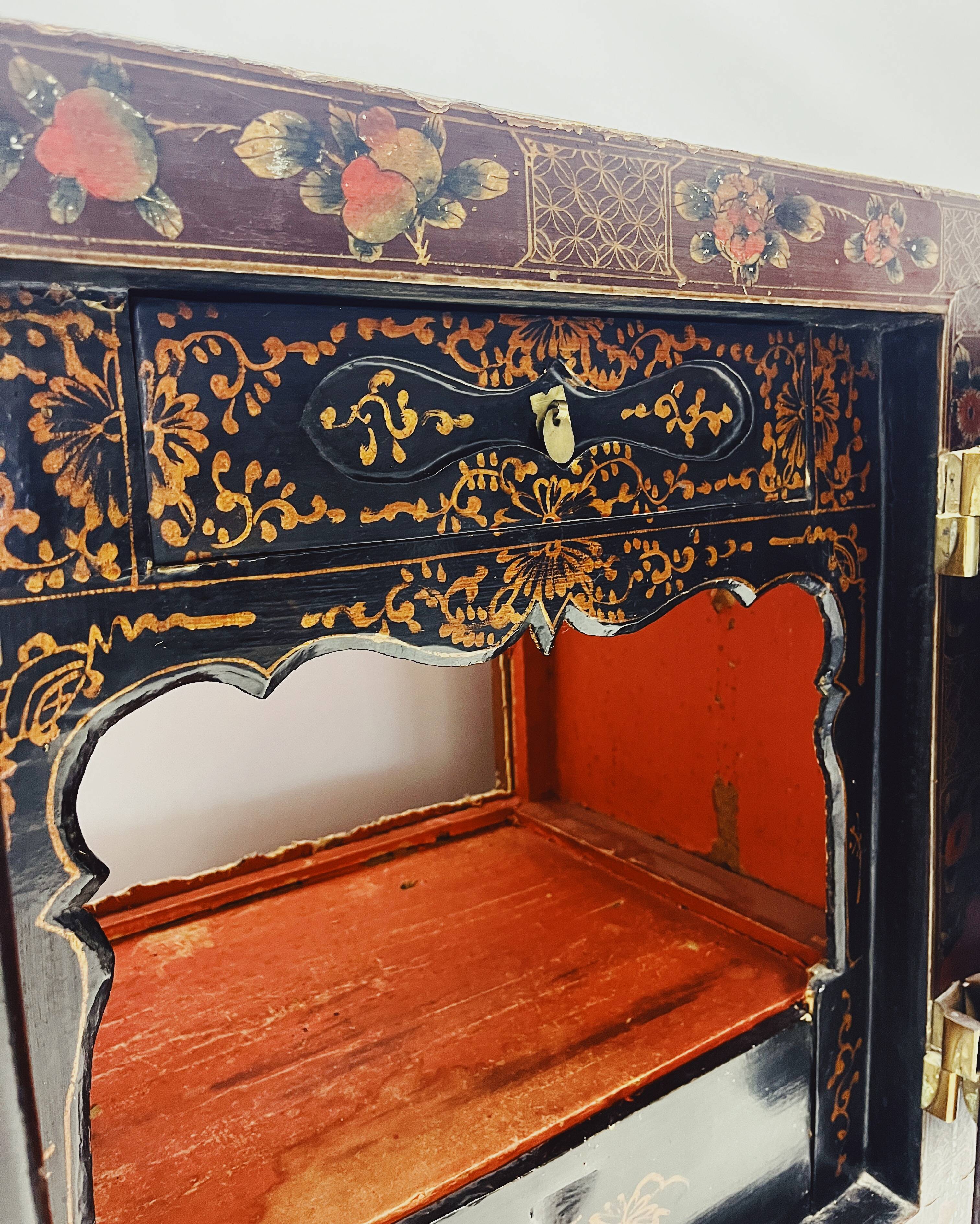 Chinese lacquer cabinet
