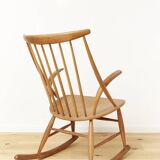 Chaise à bascule Illum Wikkelsø "IW3" pour Niels Eilersen