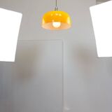 Space Age Yellow Pendant from Guzzini, 1970s