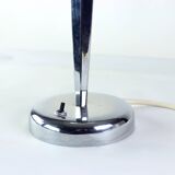 Art Deco table lamp in chrome and glass, Czechoslovakia 1940s