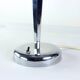 Art Deco table lamp in chrome and glass, Czechoslovakia 1940s