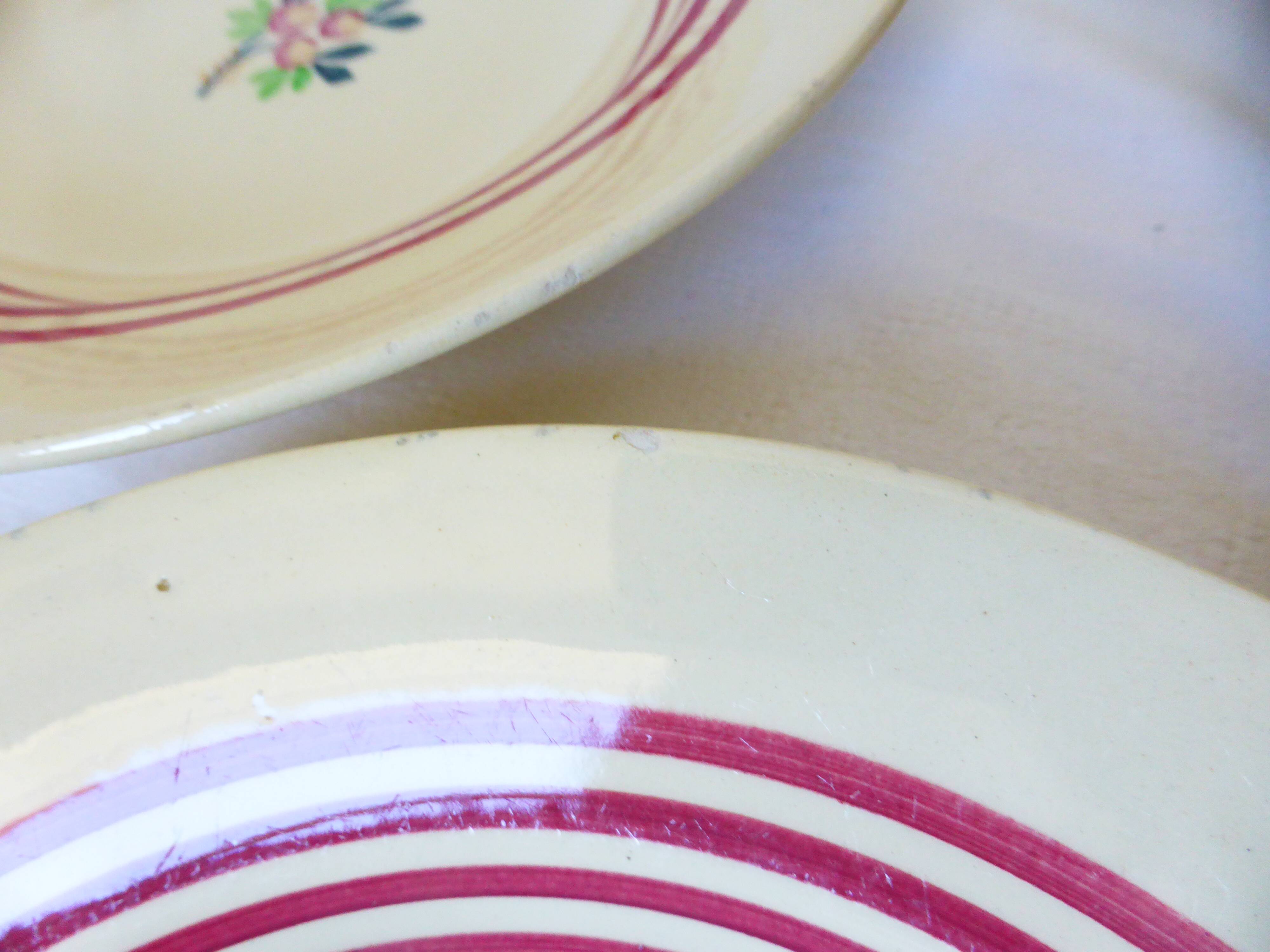 4 assiettes creuses vintage de Gien