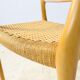 Oak Niels Møller model 67 papercord dining chair