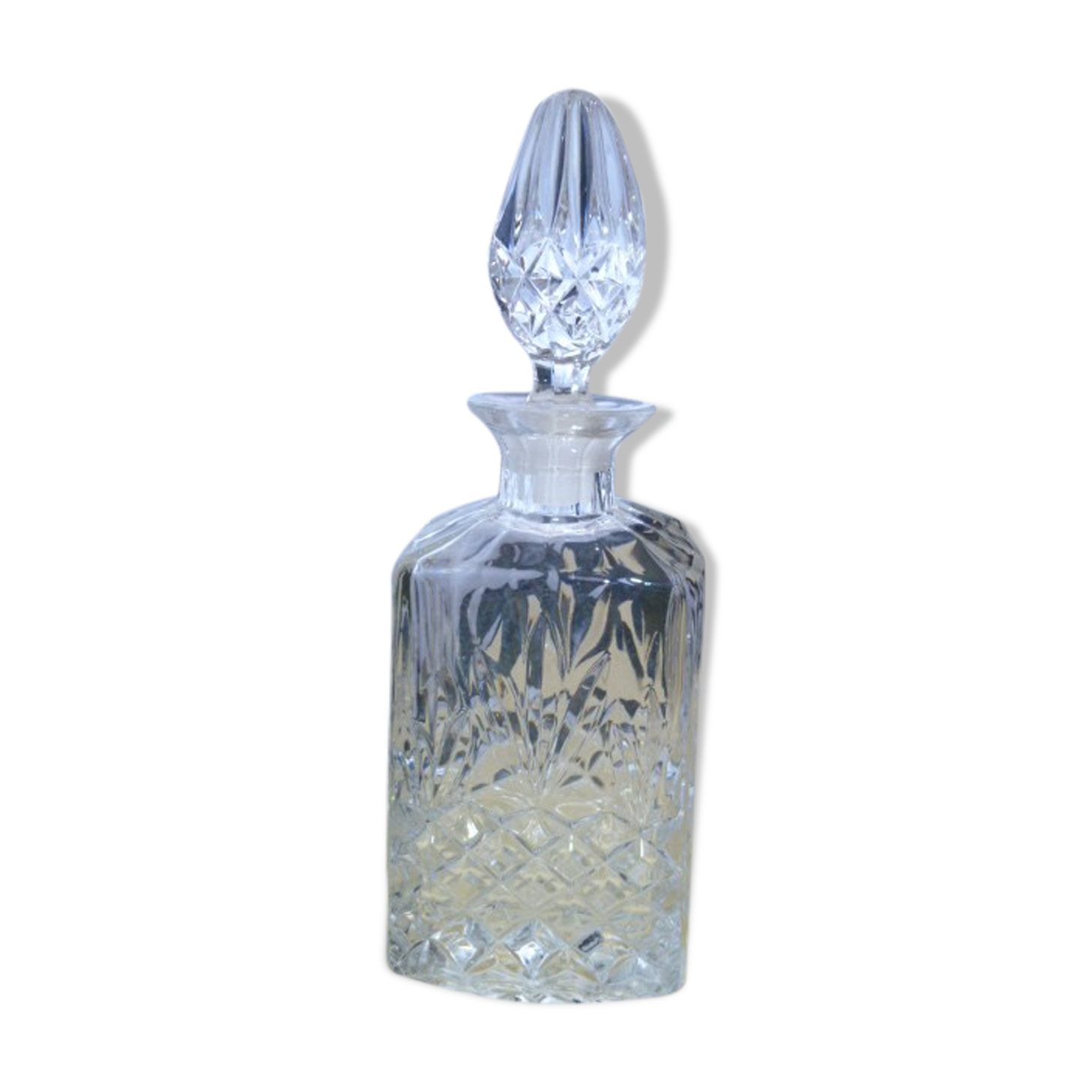 Cut glass whisky carafe
