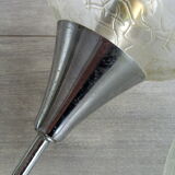 Pair of wall glass ball lamps