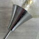 Pair of wall glass ball lamps