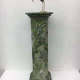 1970's Green Marble Painted Pillar
