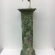 1970's Green Marble Painted Pillar