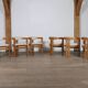 Pigreco Dining Chairs By Afra & Tobia Scarpa With Bentwood Frames, Set Of S