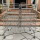 Vintage rolling cart dessert trolley