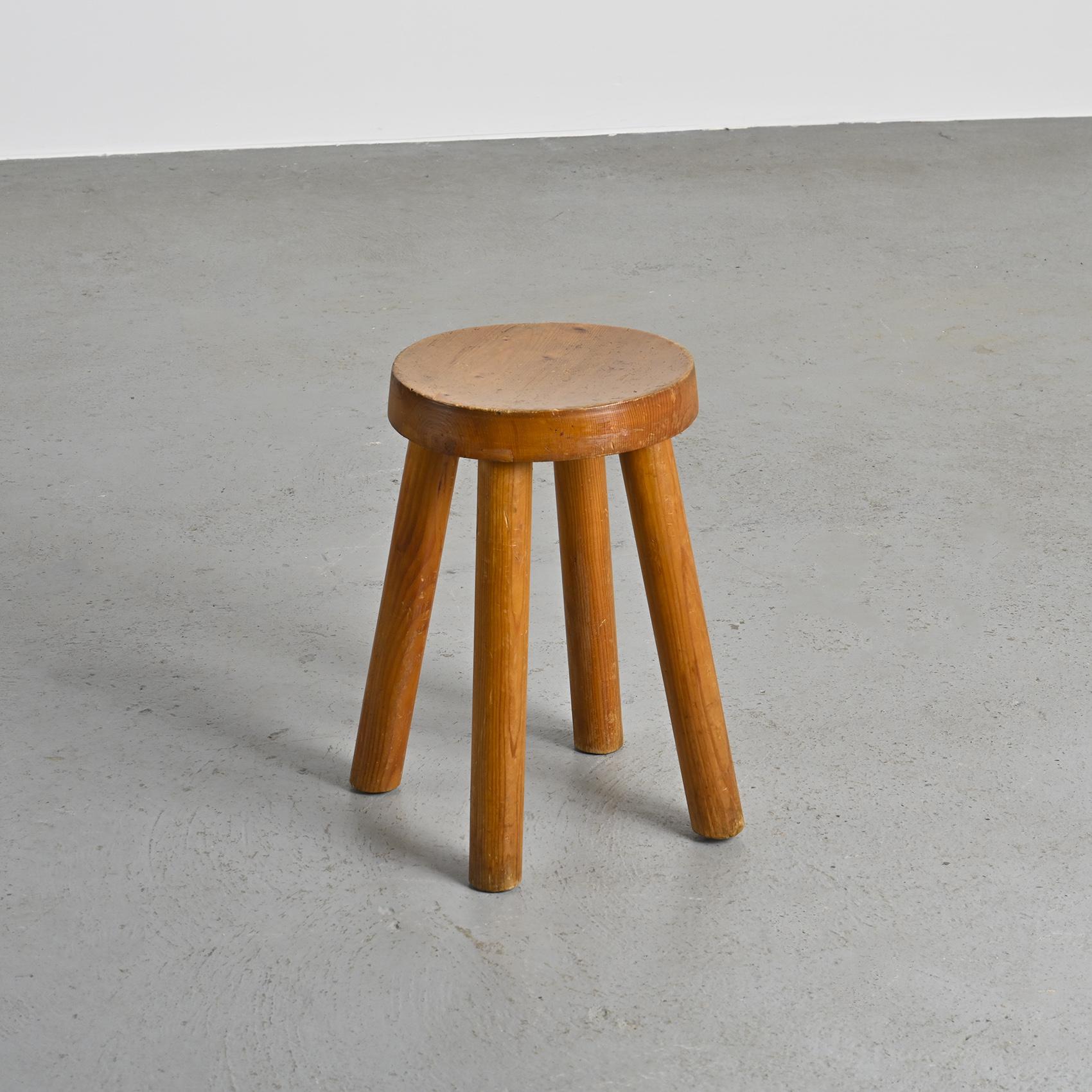 Stool by Charlotte Perriand for Les Arcs 1600, circa 1965