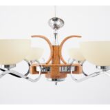 Art deco chandelier, Poland, 1960s