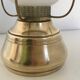 Elegant Vintage Brass and Encased Glass Lantern Table Lamp, Italy