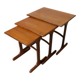 Table gigogne g-plan en teck - vintage 1960
