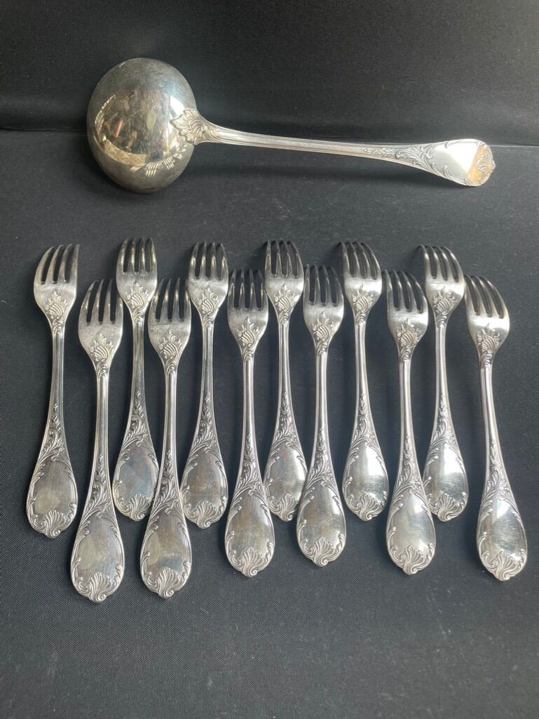 Housewife 37 pieces - Christofle model Marly