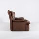 Vintage 2-seater sofa in aniline leather from the 1970s