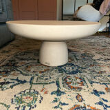 Olo Mogg waxed concrete coffee table by Antonio Facco