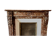 Louis XVI Style Fireplace In Speckled Red Marble 20th Century