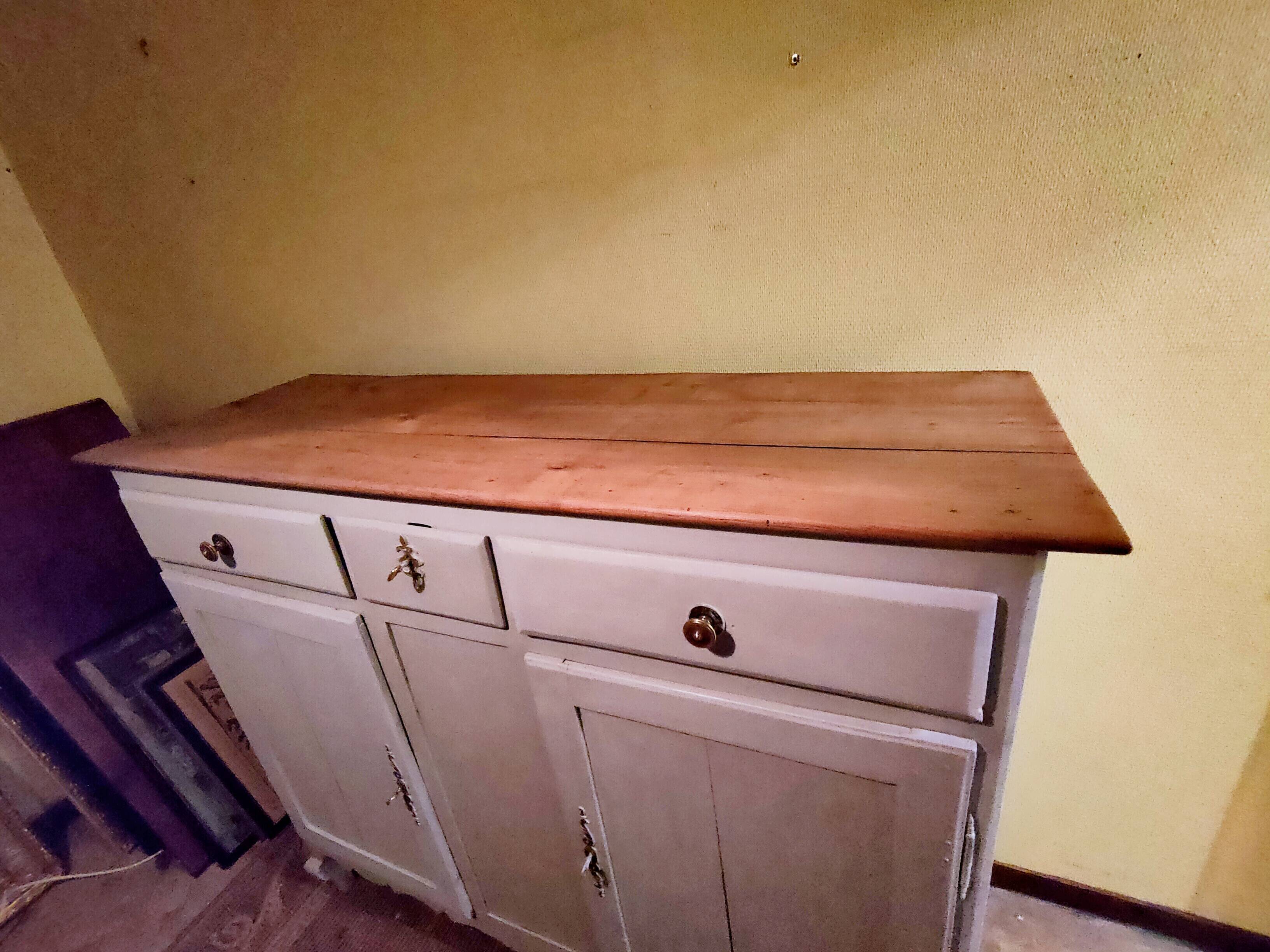 Painted cherry buffet