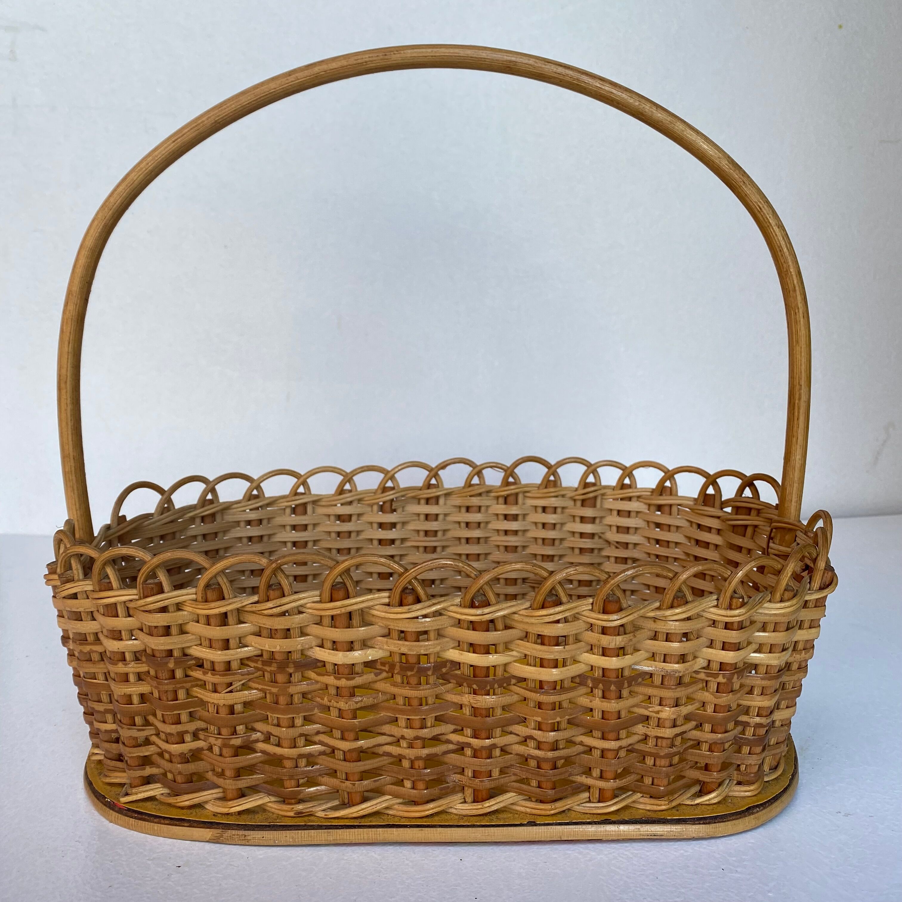 Vintage wicker basket